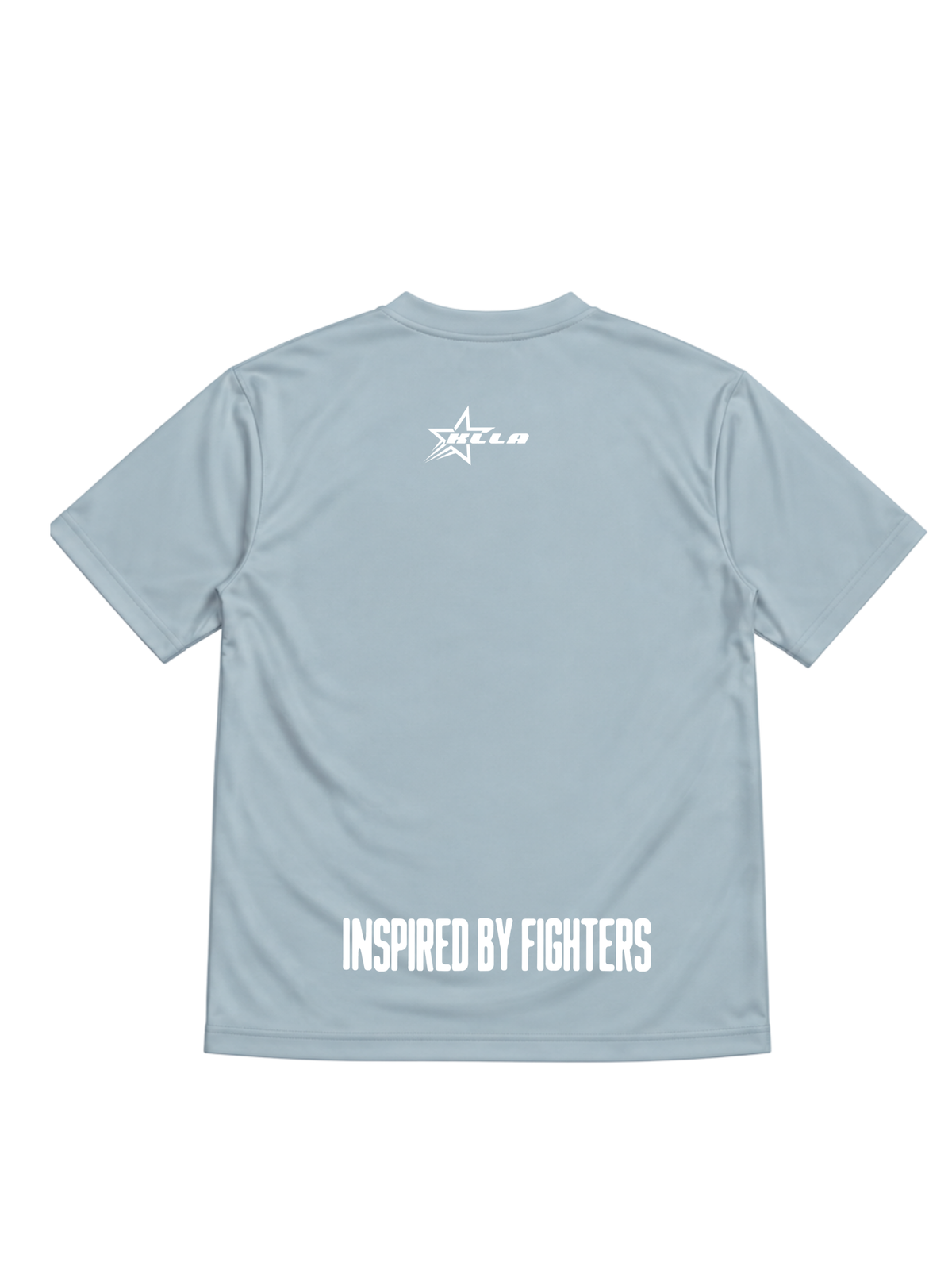 KLLA Origins Performance Tee – (Ice Blue/White)