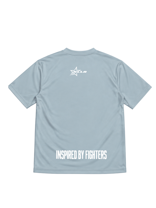 KLLA Origins Performance Tee – (Ice Blue/White)